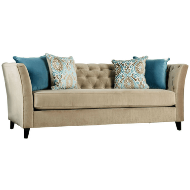 SOFÁ ALTO HOGAR QUEEN 3 CUERPOS BEIGE