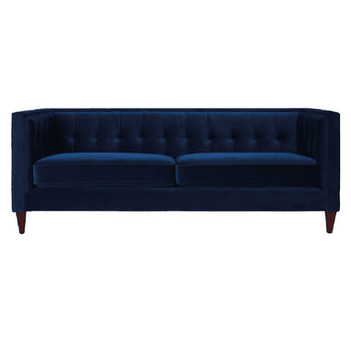 SOFÁ ALTO HOGAR FÉNIX 3 CUERPOS AZUL