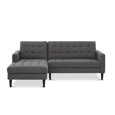 SECCIONAL ALTO HOGAR LISANNE GRIS OSCURO IZQUIERDO