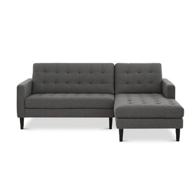 SECCIONAL ALTO HOGAR LISANNE GRIS OSCURO DERECHO