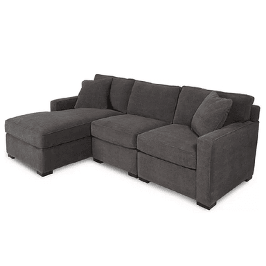 SECCIONAL ALTO HOGAR LUCIANA GRIS OSCURO IZQUIERDO