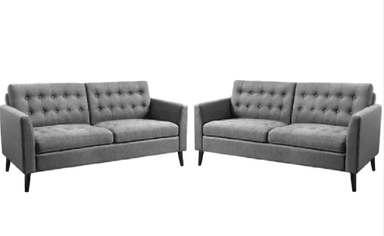 JUEGO DE SALA LUZHI 3 2 ALTO HOGAR GRIS