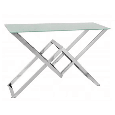 CONSOLA RECIBIDOR ALTO HOGAR VANIA ACERO INOXIDABLE