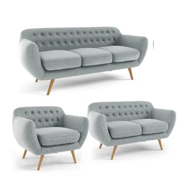 JUEGO SALA ALTO HOGAR VINTAGE 3 2 1 ANTUANE