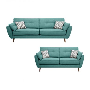 JUEGO DE SALA 3 2 ALTINA ALTO HOGAR TURQUESA