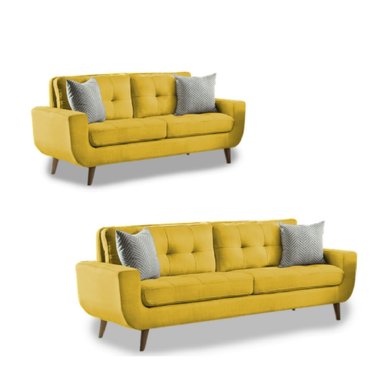 JUEGO DE SALA ALTO HOGAR 3 2 KAYRUTH MOSTAZA