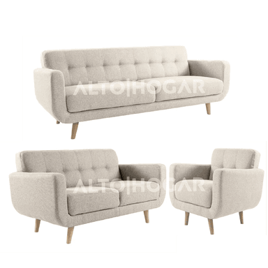 JUEGO SALA ALTO HOGAR LINDSEY 3 2 1