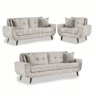 JUEGO DE SALA KAYRUTH 3-2-1 TAPIZ ANTIFLUIDO ALTO HOGAR