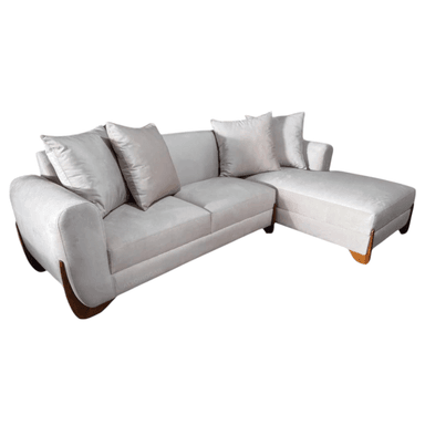 SECCIONAL ELOISE DERECHO ALTO HOGAR CREMA