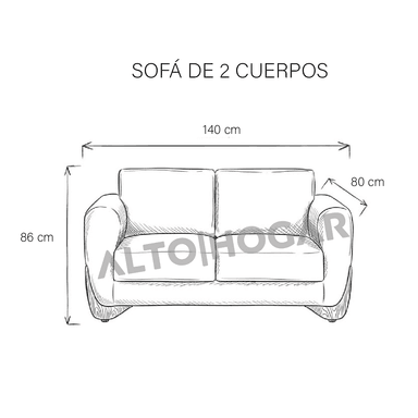 JUEGO DE SALA AMARANTHA 3 2 1 TAPIZ ANTIFLUIDO MARRÓN - 4