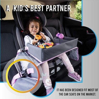 Bandejas GENÉRICO - AZUL +6 MESES BANDEJA MULTIFUNCIONAL DE VIAJES PARA NIÑOS | Azul