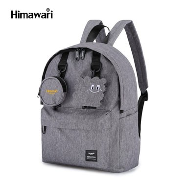 MOCHILA HIMAWARI H422-10 GRIS BANDOLERA AJUSTABLE - 2