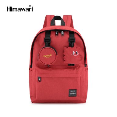 MOCHILA HIMAWARI H422-8 ROJO BANDOLERA AJUSTABLE