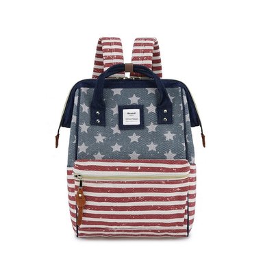 MOCHILA PORTA LAPTOP HIMAWARI - H9002-1 AZUL-ROJO