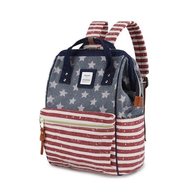 MOCHILA PORTA LAPTOP HIMAWARI - H9002-1 AZUL-ROJO - 2