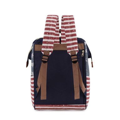 MOCHILA PORTA LAPTOP HIMAWARI - H9002-1 AZUL-ROJO - 4