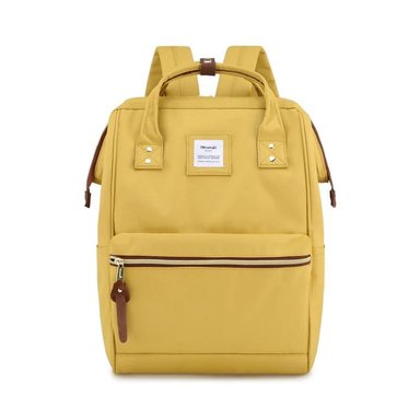MOCHILA PORTA LAPTOP HIMAWARI CASUAL AMARILLO ESCOLAR VIAJE H9001-20 UNISEX