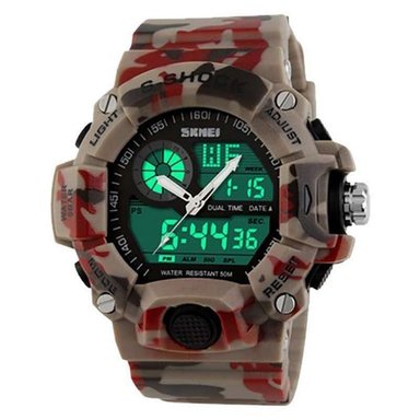 RELOJ SKMEI HOMBRE ANÁLOGO DIGITAL 1029CMRD