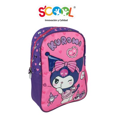 SCOOL - SET MOCHILA OFICIO LONCHERA Y CARTUCHERA KUROMI - 2