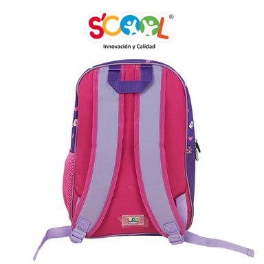 SCOOL - SET MOCHILA OFICIO LONCHERA Y CARTUCHERA KUROMI - 3