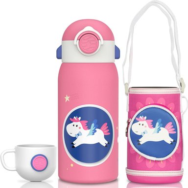 BOTELLA FJBOTTLE DE AGUA CON AISLAMIENTO DE ACERO INOXIDABLE 600 ML ROSA