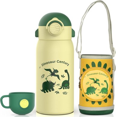 BOTELLA FJBOTTLE DE AGUA CON AISLAMIENTO DE ACERO INOXIDABLE 600 ML VERDE