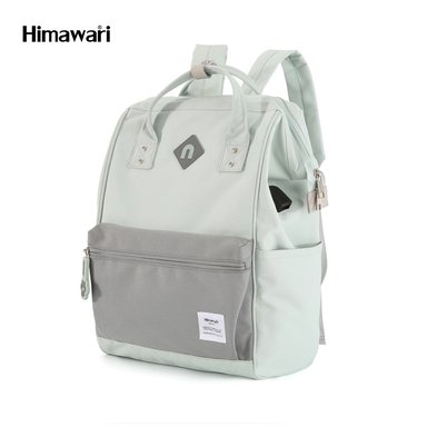 MOCHILA PORTA LAPTOP HIMAWARI H9004-3 VERDE CON PUERTO USB AGUA