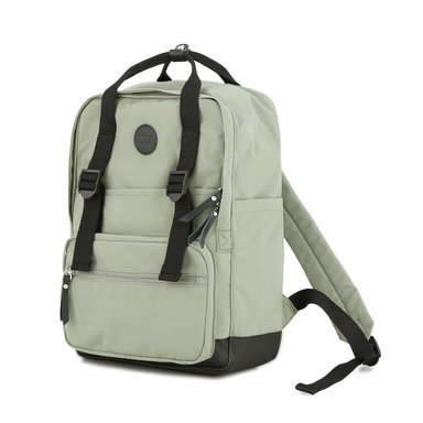 HIMAWARI - MOCHILA ESCOLAR O DE VIAJE PORTA LAPTOP - VERDE CLARO