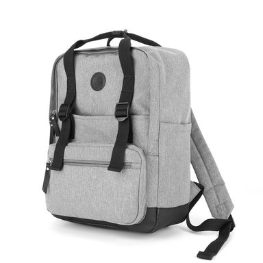 MOCHILA PORTA LAPTOP HIMAWARI H1085B-10 GRIS ESCOLAR VIAJE