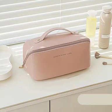 MAKEWAY - BOLSO NECESER PORTÁTIL DE MAQUILLAJE PARA MUJER - ROSA