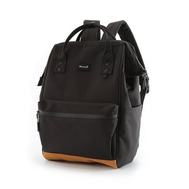 MOCHILA HIMAWARI H124-04 NEGRO UNISEX ESCOLAR VIAJE CON USB