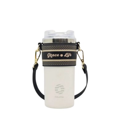 FJBOTTLE - TAZA TÉRMICA DE CAFÉ CON AISLAMIENTO DE ACERO INOXIDABLE 500ML - BLANCO