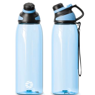 FJBOTTLE - BOTELLA DE AGUA DEPORTIVA DE PLÁSTICO TRITÁN 1200 ML