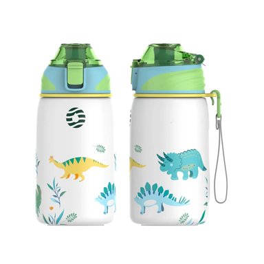 FJBOTTLE - BOTELLA INFANTIL DE AGUA CON AISLAMIENTO DE ACERO INOXIDABLE 400 ML
