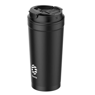 FJBOTTLE - BOTELLA MUG TÉMICO ACERO CON TAPA DE TRITÁN 480ML - NEGRO