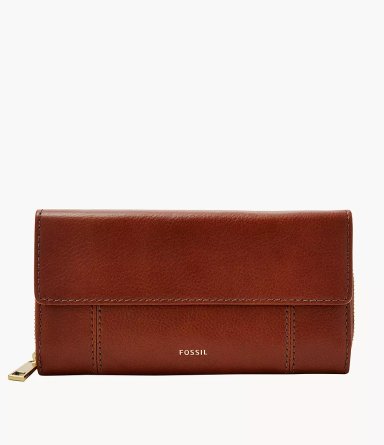 FOSSIL - BILLETERA SWL3009210 JORI RFID FLAP CLUTCH PARA MUJER