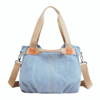 MAKEWAY - BOLSO DE LONA VINTAGE INFORMAL TENDENCIA DENIM