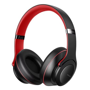 DOQAUS - AUDÍFONOS + PARLANTE 2 EN 1 BT 5.3 C/ESTUCHE VOGUE 9 - ROJO - 1