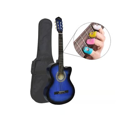 GUITARRA ACUSTICA VOZZEX VZ-851/39BLC CUERDAS DE NYLON AZUL