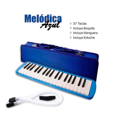 MELODICA MELODY AZUL 3 OCTAVAS CON ESTUCHE RIGIDO - 2
