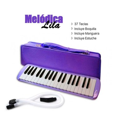 MELODICA MELODY LILA 3 OCTAVAS CON ESTUCHE RIGIDO - 2