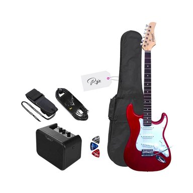 PACK GUITARRA ELÉCTRICA VOZZEX ROJA + AMPLIFICADOR 10W