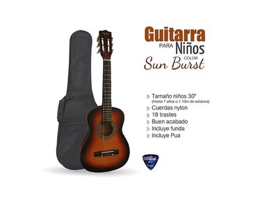 GUITARRA CLÁSICA VOZZEX NIÑOS SUNBURST - 2