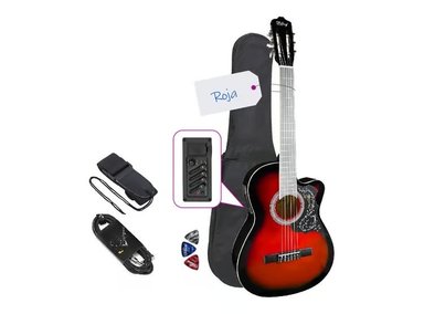 GUITARRA ELECTROACUSTICA MLC-AG23-RD-EQ ROJA