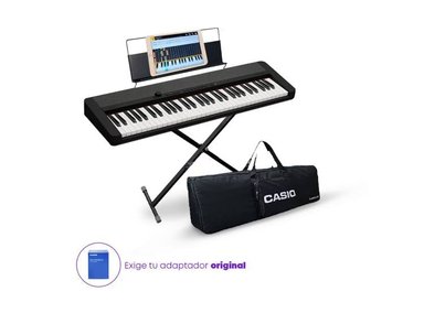 TECLADO CASIO CT-S1 PACK PIANO NEGRO