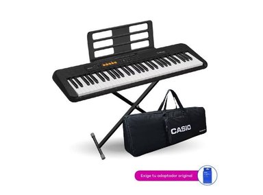 TECLADO CASIO CT-S100-PACK PORTATIL - 1