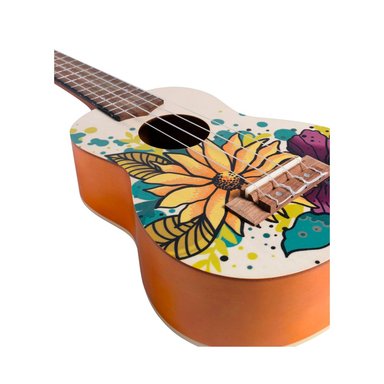 UKELELE CONCIERTO FLOWERS LINE - SPRING - 2