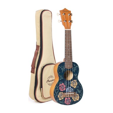 UKELELE CONCIERTO FLOWERS LINE - AURORA