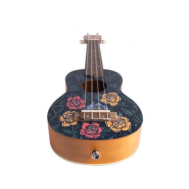 UKELELE CONCIERTO FLOWERS LINE - AURORA - 2