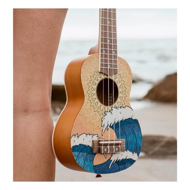 UKELELE CONCIERTO NATURE LINE - WAVE - 3